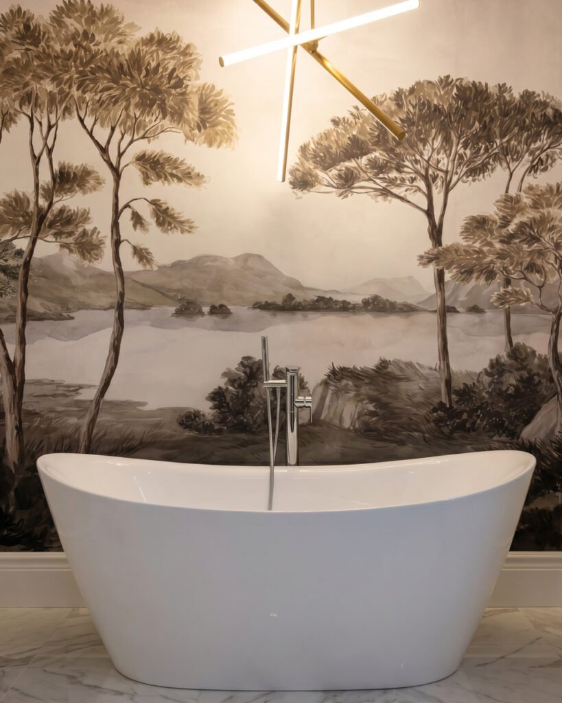 Residential Wallpaper Installation